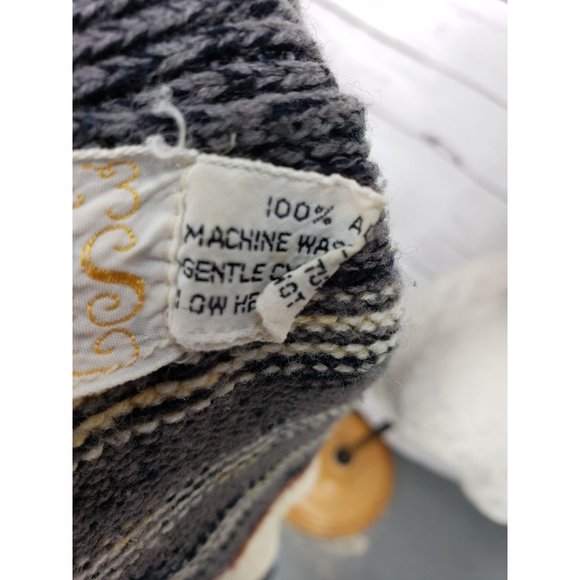 Fine Quality Sweater Aztec Design large Cardigan - Picture 4 of 16